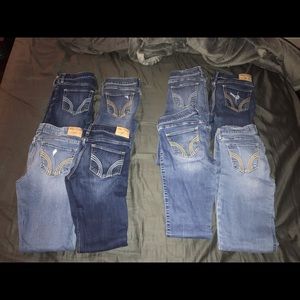 Jeans- Hollister, Aeropostale, Garage